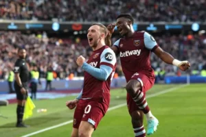 Crystal Palace vs West Ham Predicted Lineups. Image Credits:- Getty Images.